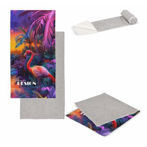 Sneldrogende handdoek R-PET 50 x 100 cm sublimatie